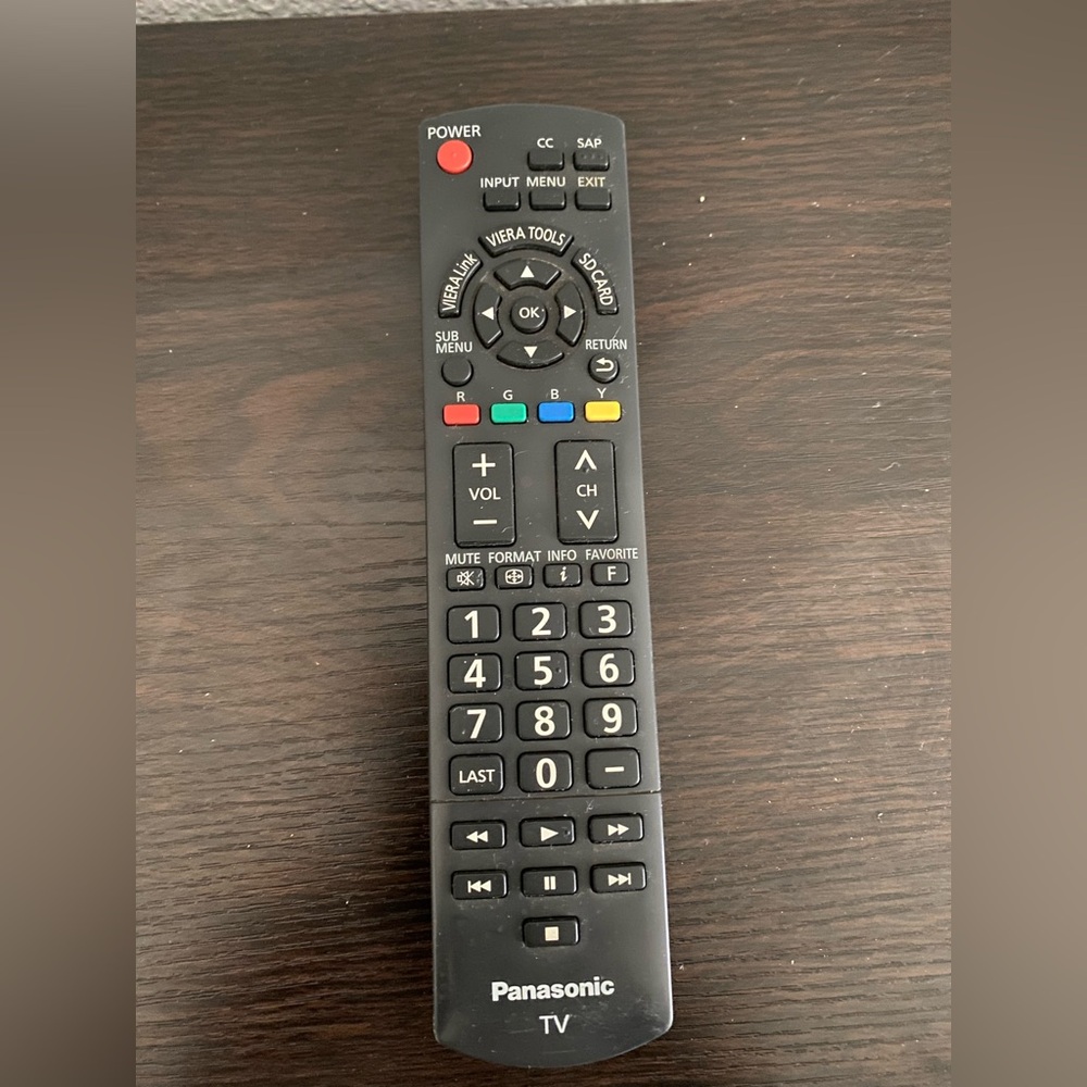 Panasonic N2QAYB000321 Remote Control TV Genuine Original OEM Tested Working